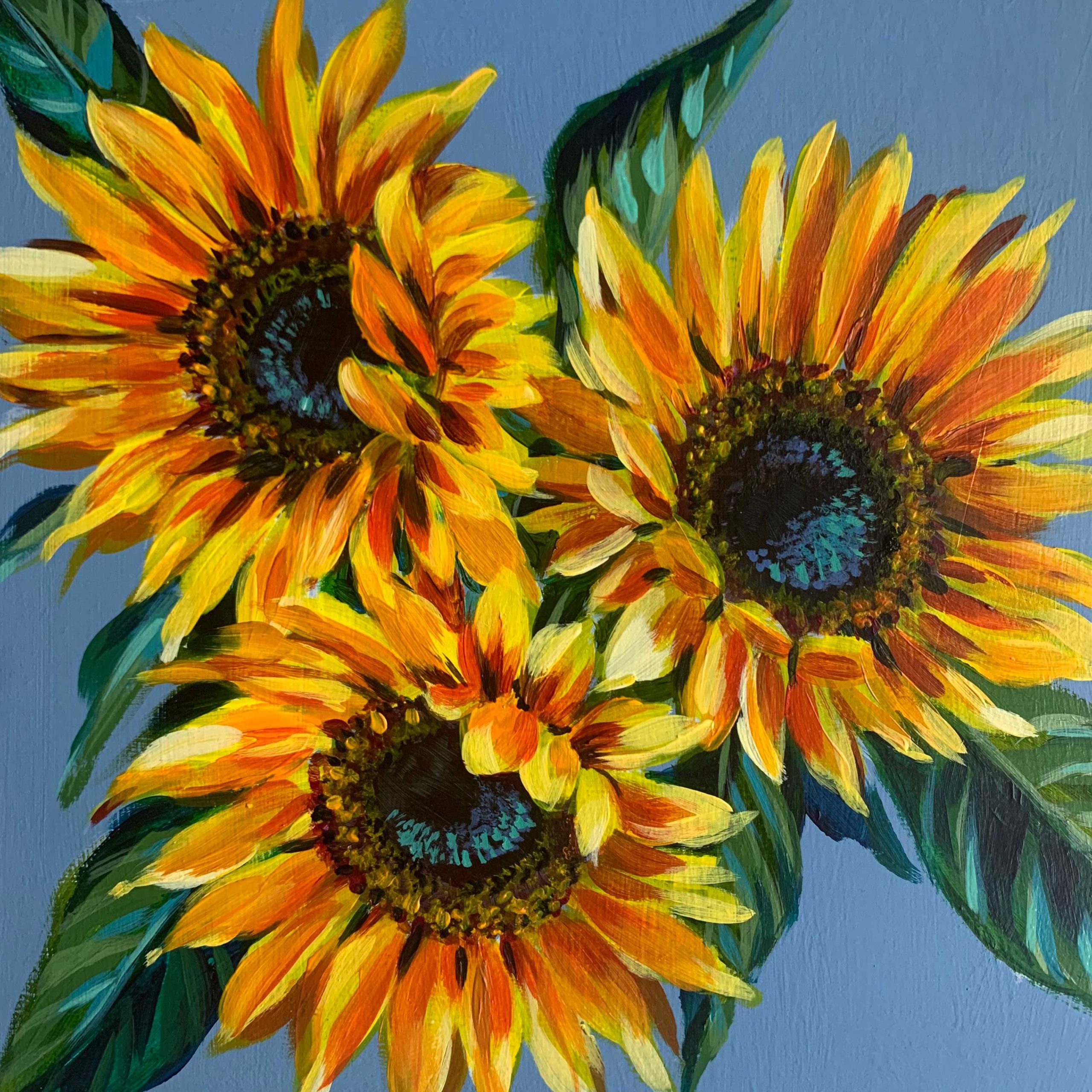 Sunflower-Painting-Class-at-ICE-Restaurant-in-Bury-St-Edmunds-Suffolk Sunflower Painting Class at ICE Restaurant in Bury St Edmunds Suffolk